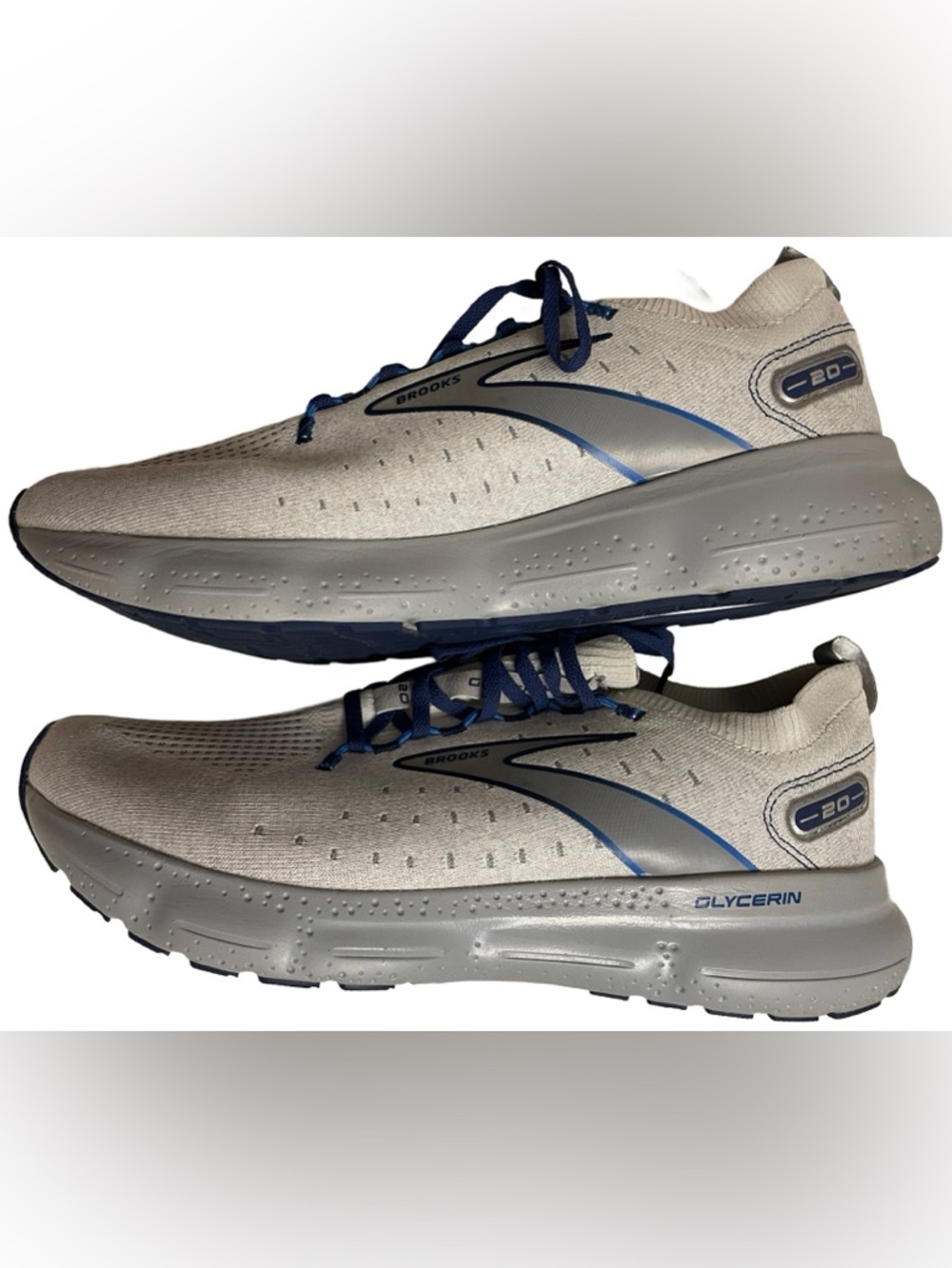Brooks Glycerin Stealthfit 20 Sneaker oyster blue
